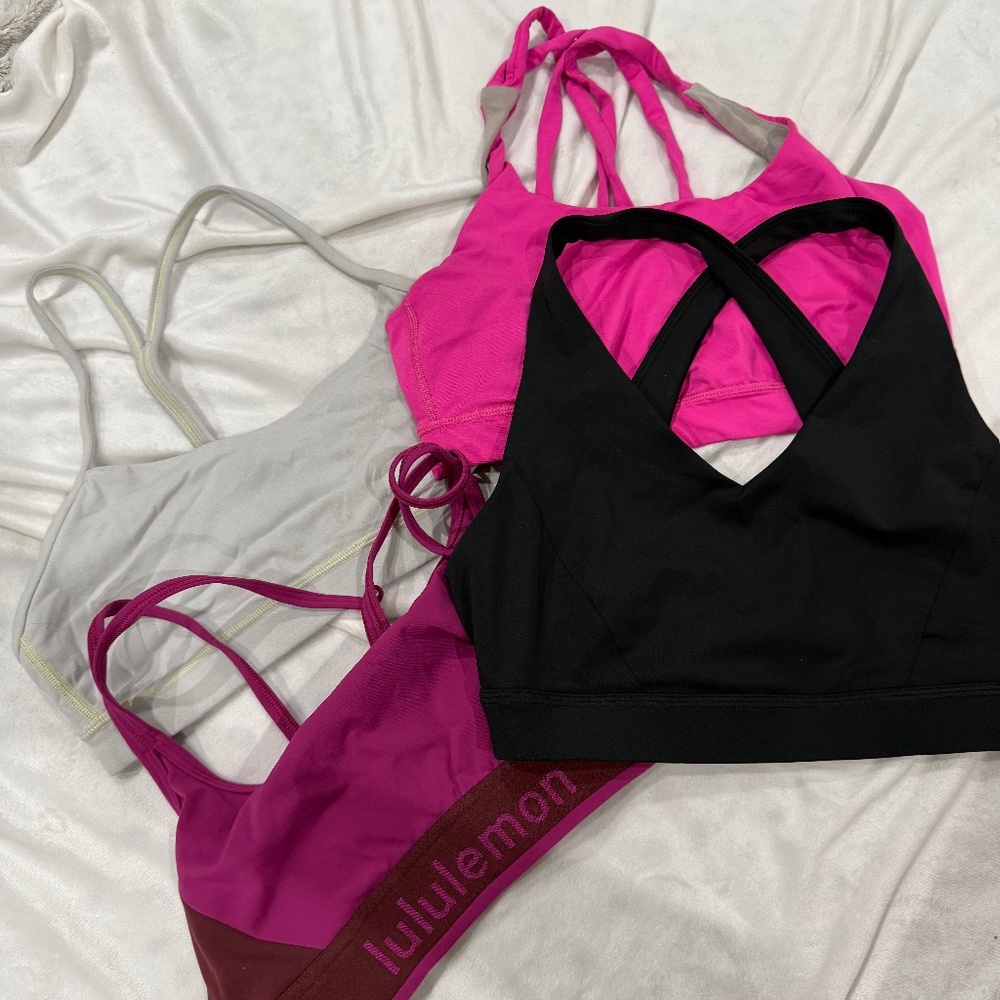 4 sport bra bundle size 8